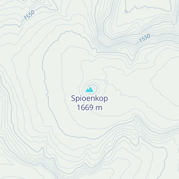 Map of Spioenkop