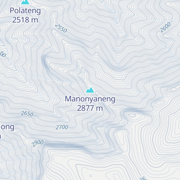 Map of Manonyaneng