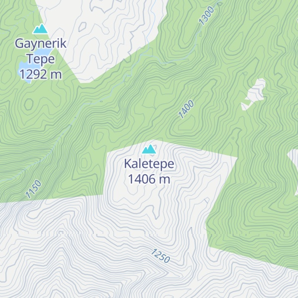 Map of Kaletepe