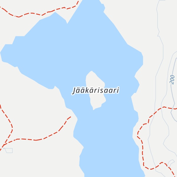 Map of Hallan jääkäripirtti saunakota