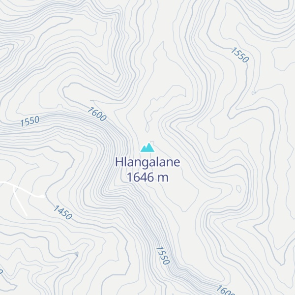 Map of Hlangalane