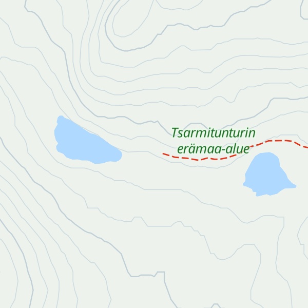 Map of Ahvenlampi autiotupa