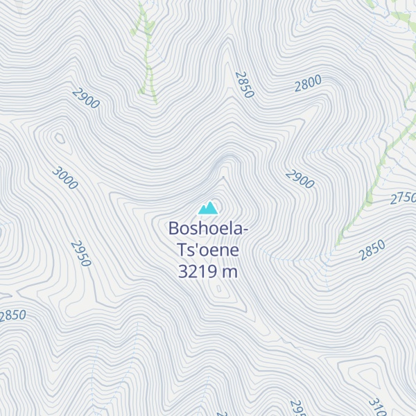 Map of Boshoela-Ts'oene