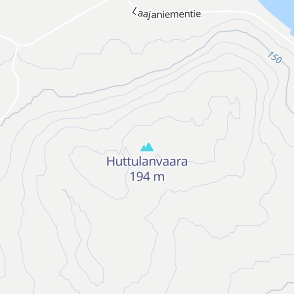 Map of Huttulanvaara