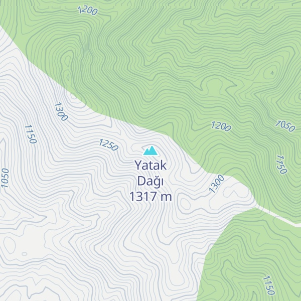 Map of Yatak Dağı