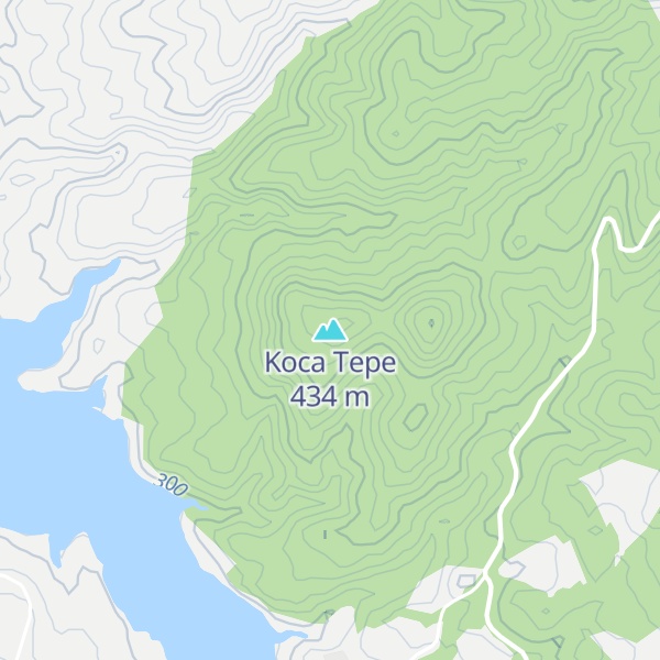 Map of Koca Tepe