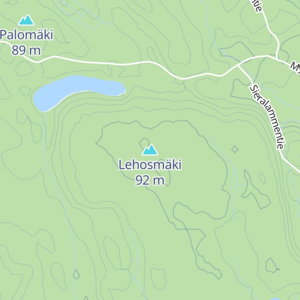 Map of Lehosmäki