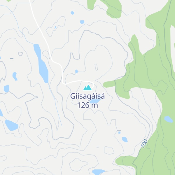 Map of Giisagáisá