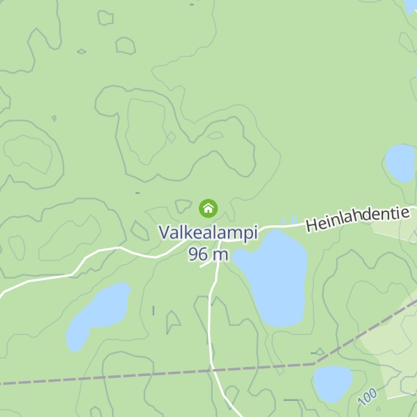 Map of Valkealampi