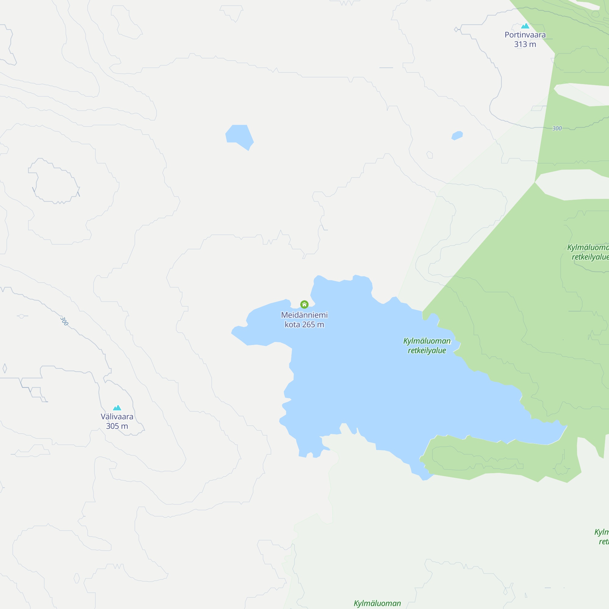 Meidänniemi kota map