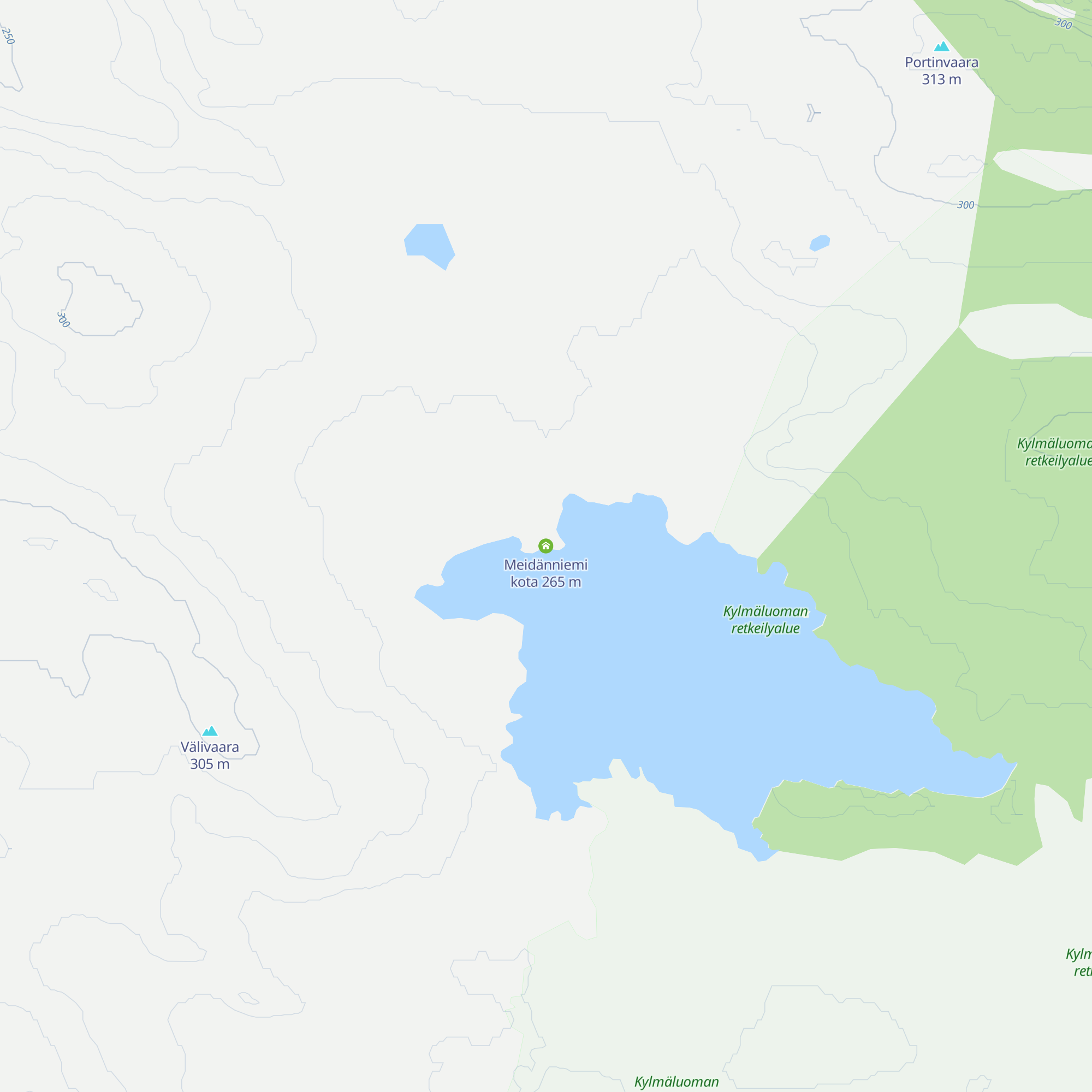 Meidänniemi kota map