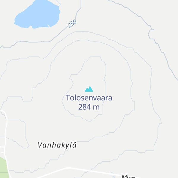 Map of Tolosenvaara
