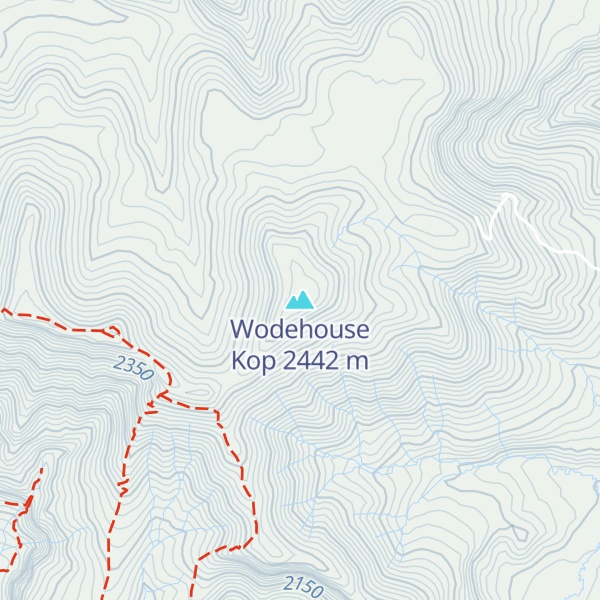 Map of Wodehouse Kop