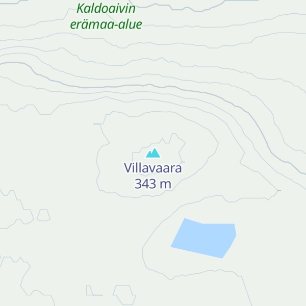 Map of Villavaara