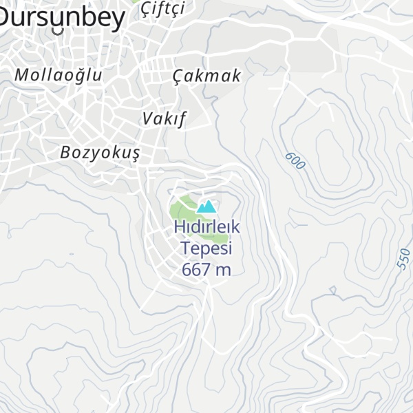 Map of Hıdırleık Tepesi