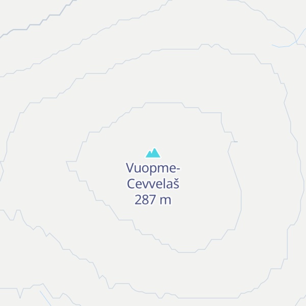 Map of Vuopme-Cevvelaš