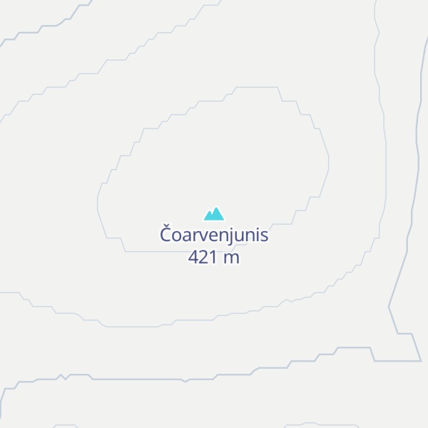 Map of Čoarvenjunis