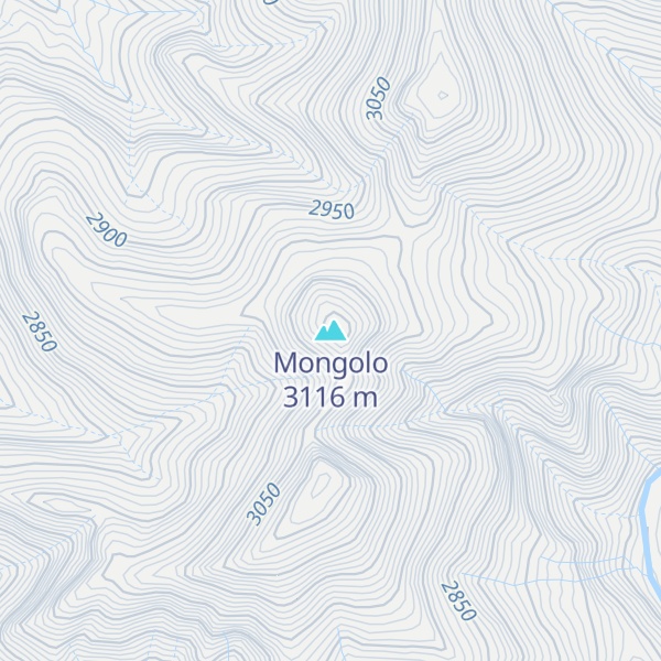 Map of Mongolo