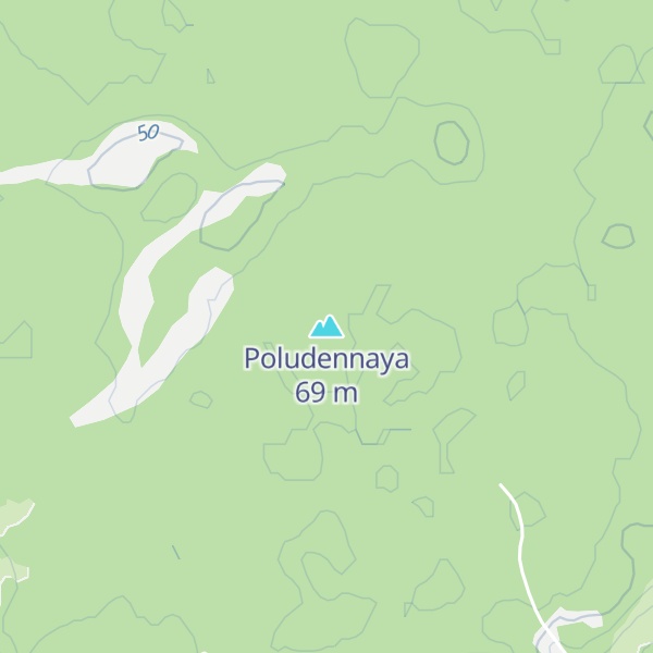 Map of Poludennaya