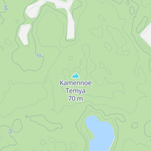 Map of Kamennoe Temya