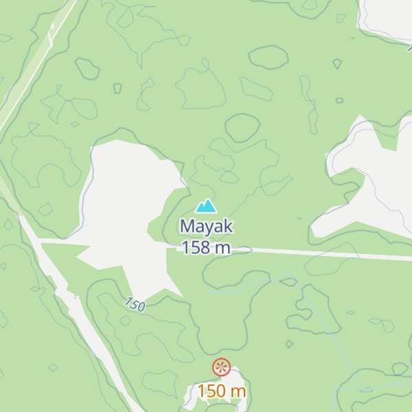 Map of Mayak