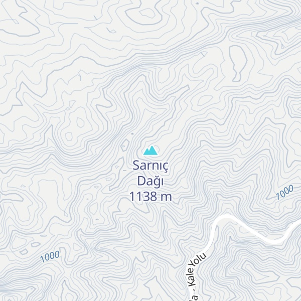 Map of Sarnıç Dağı