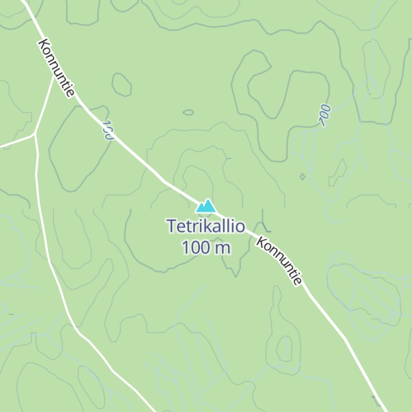 Map of Tetrikallio