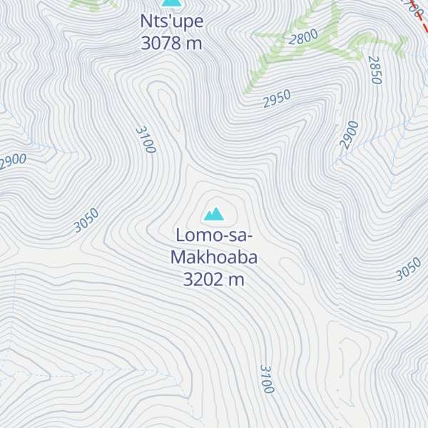 Map of Lomo-sa-Makhoaba