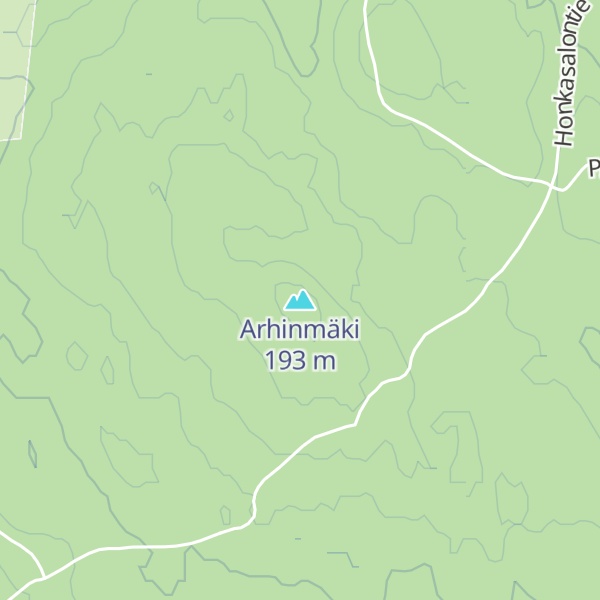 Map of Arhinmäki