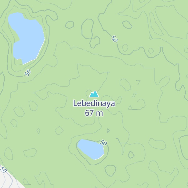 Map of Lebedinaya