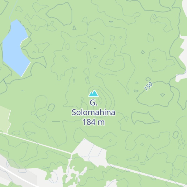 Map of G. Solomahina