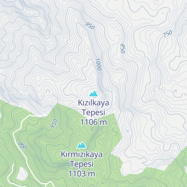 Map of Kızılkaya Tepesi