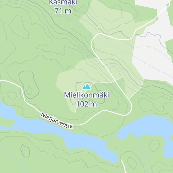 Map of Mielikonmäki