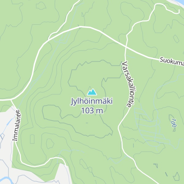 Map of Jylhöinmäki