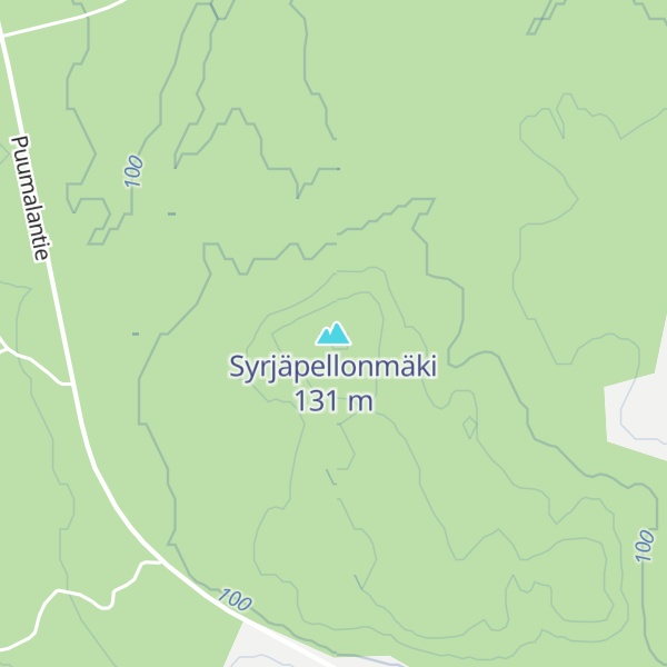 Map of Syrjäpellonmäki