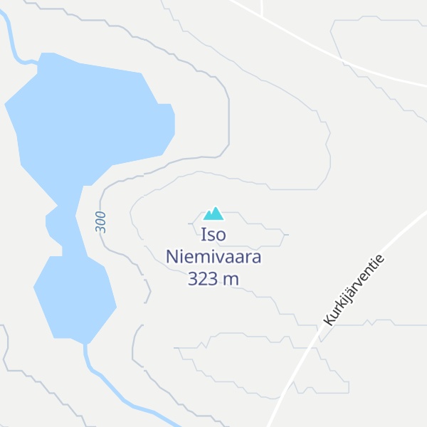 Map of Iso Niemivaara