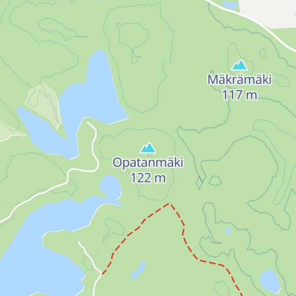 Map of Opatanmäki