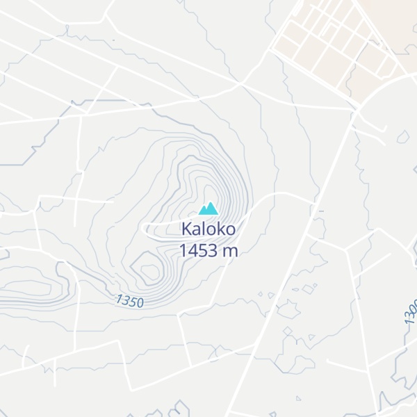 Map of Kaloko
