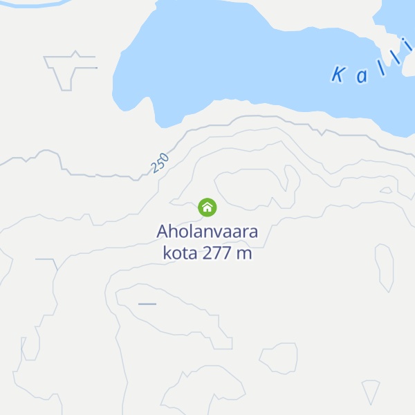 Map of Aholanvaara kota