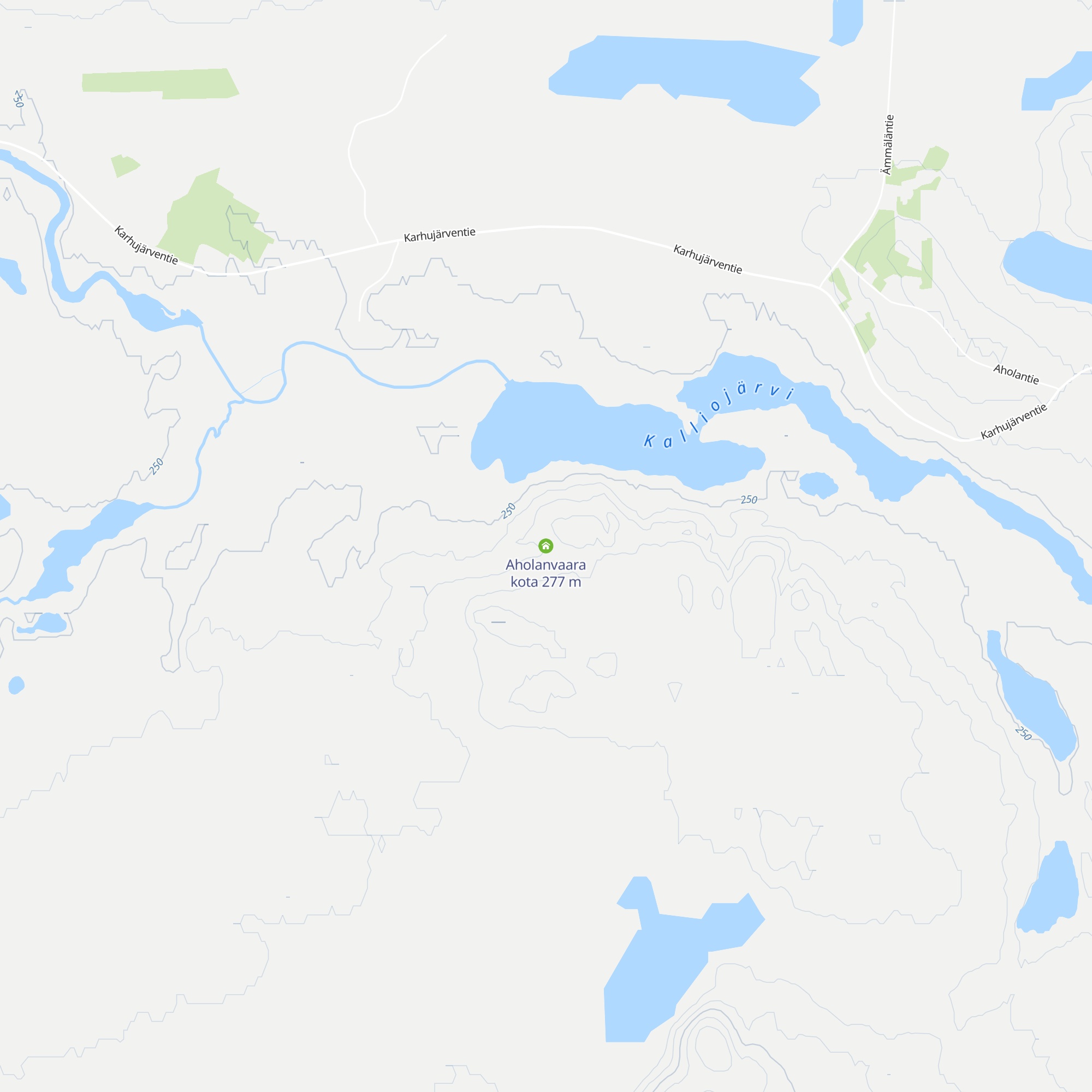 Aholanvaara kota map