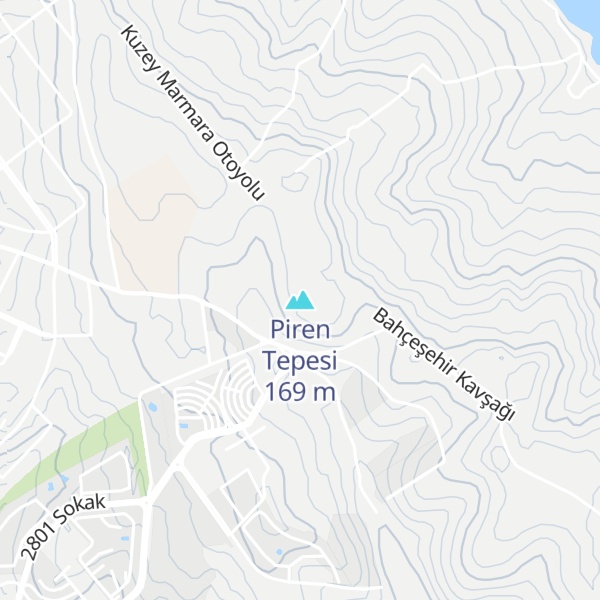 Map of Piren Tepesi