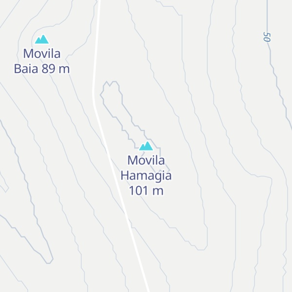 Map of Movila Hamagia