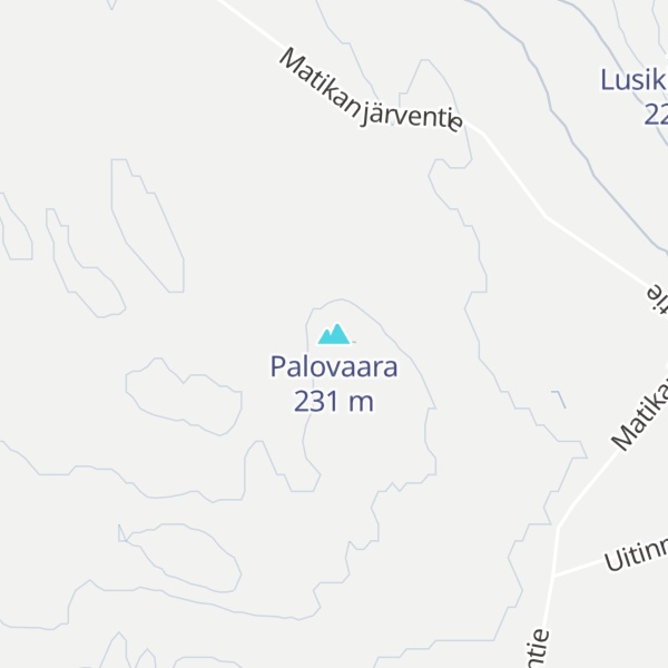 Map of Palovaara