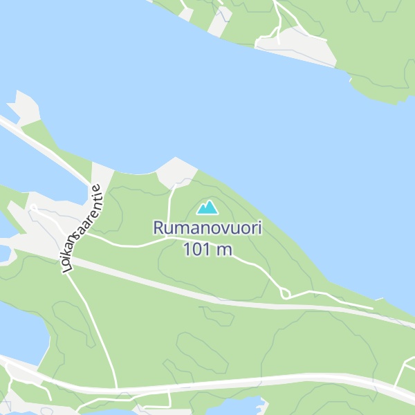 Map of Rumanovuori