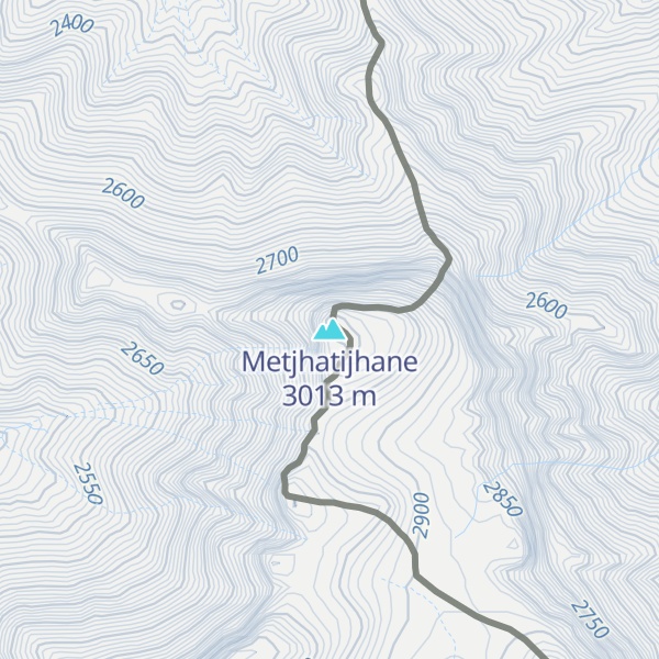 Map of Metjhatijhane