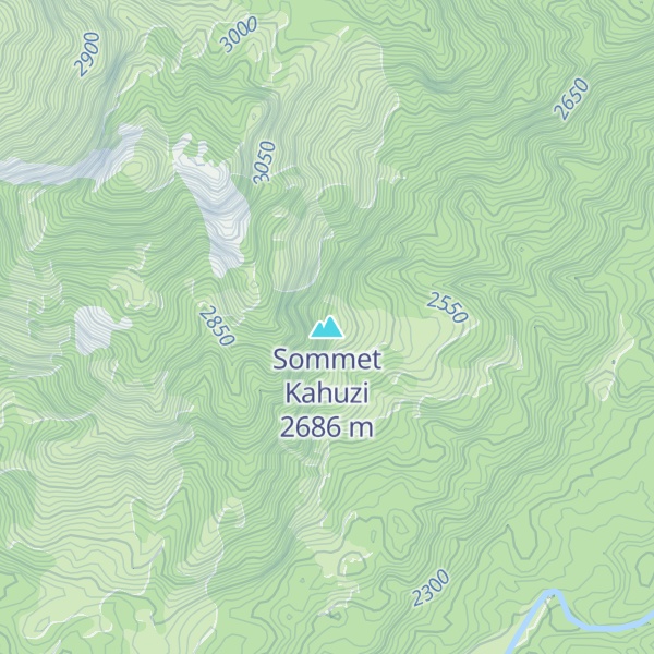 Map of Sommet Kahuzi