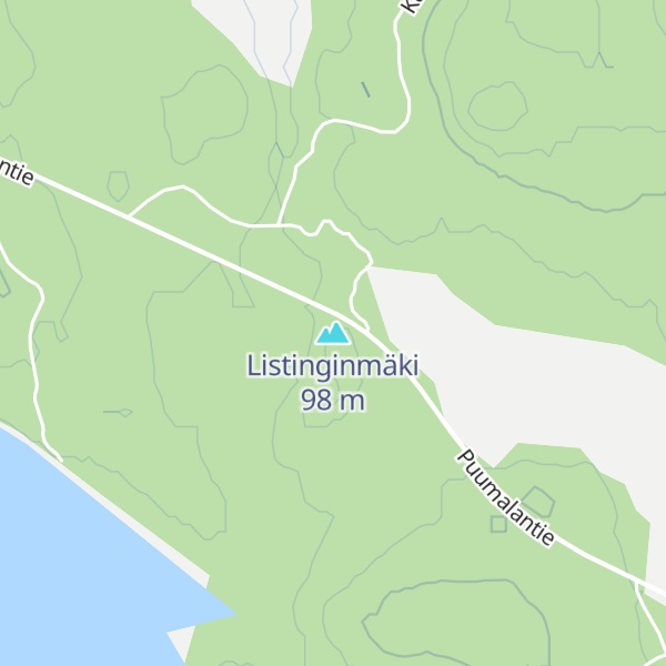 Map of Listinginmäki