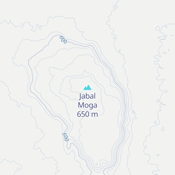 Map of Jabal Moga