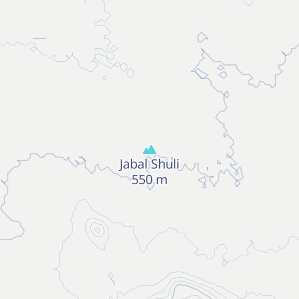 Map of Jabal Shuli