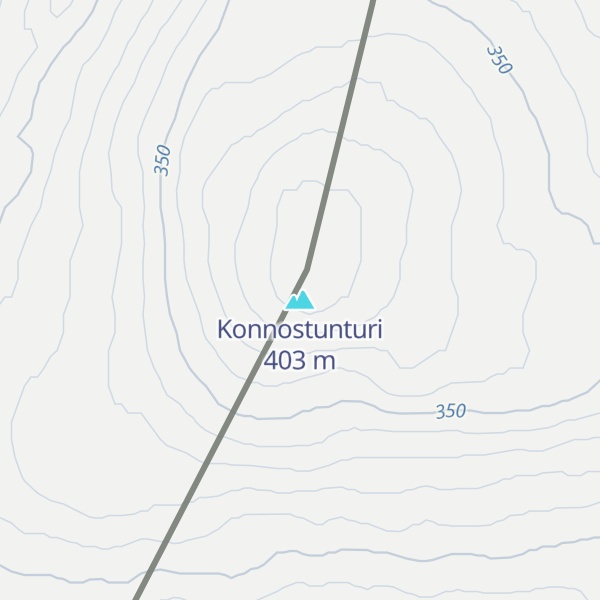 Map of Konnostunturi